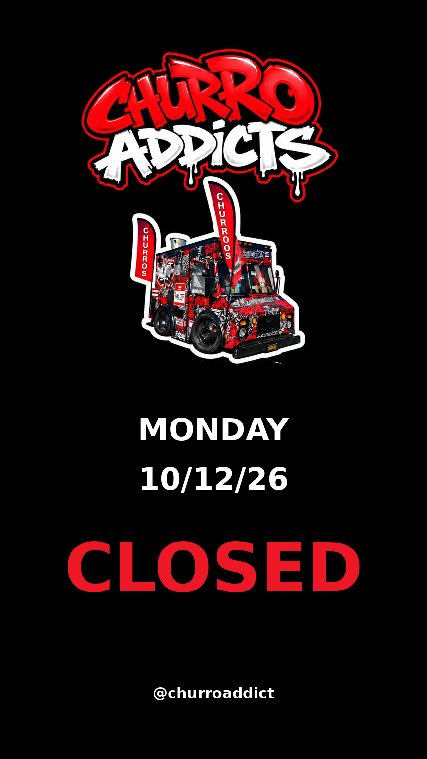 Monday October 12 schedule flyer