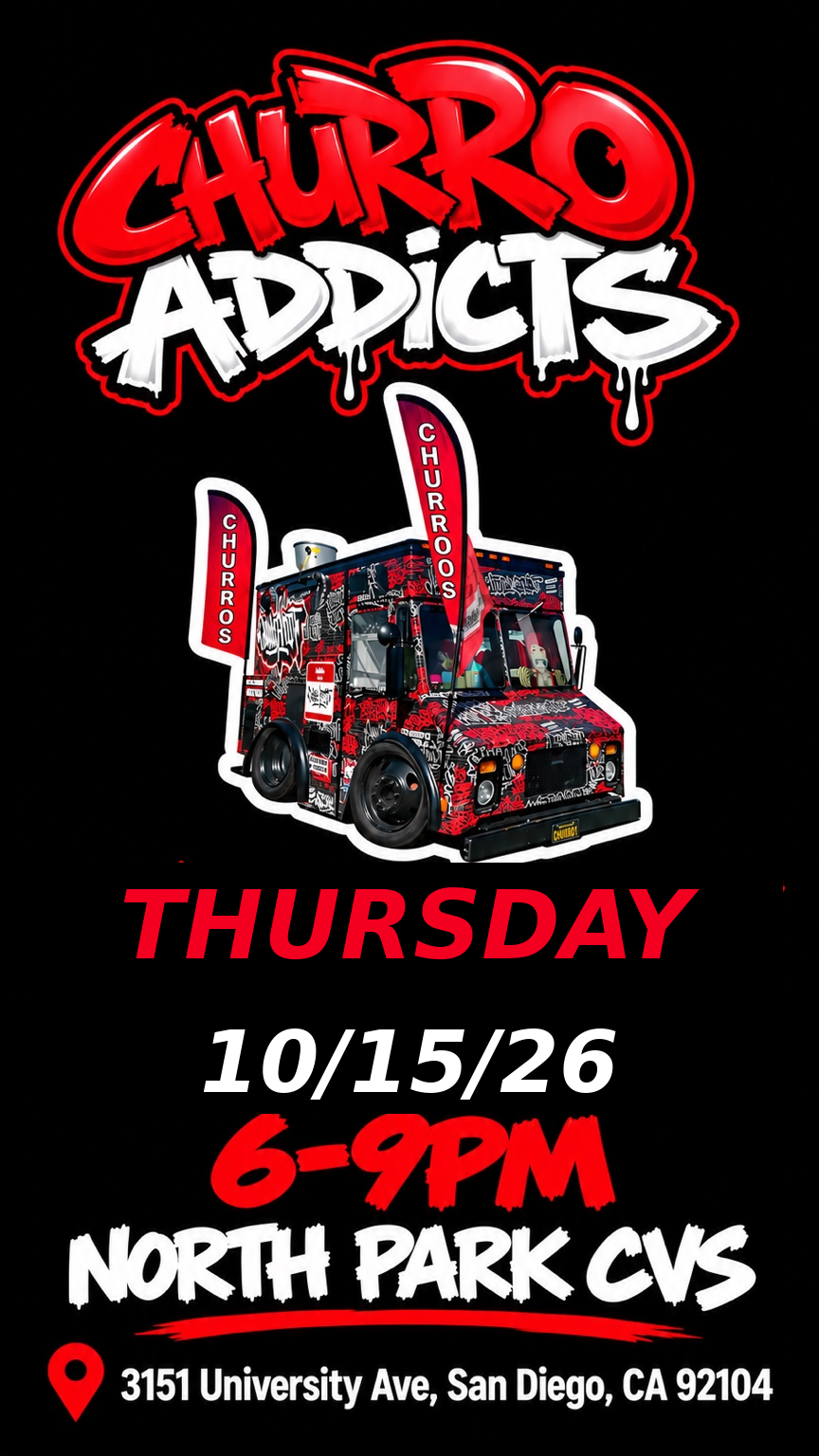 Thursday October 15 schedule flyer